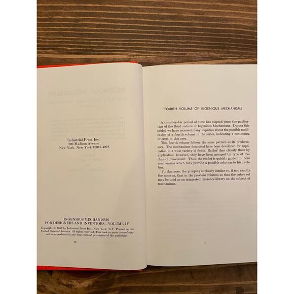 Ingenious Mechanisms Vol 1–4 Complete Set Franklin D. Jones Industrial Press - Picture 9 of 9